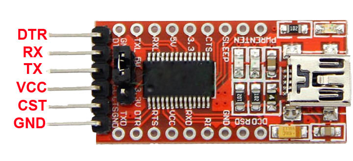 FTDI wiring
